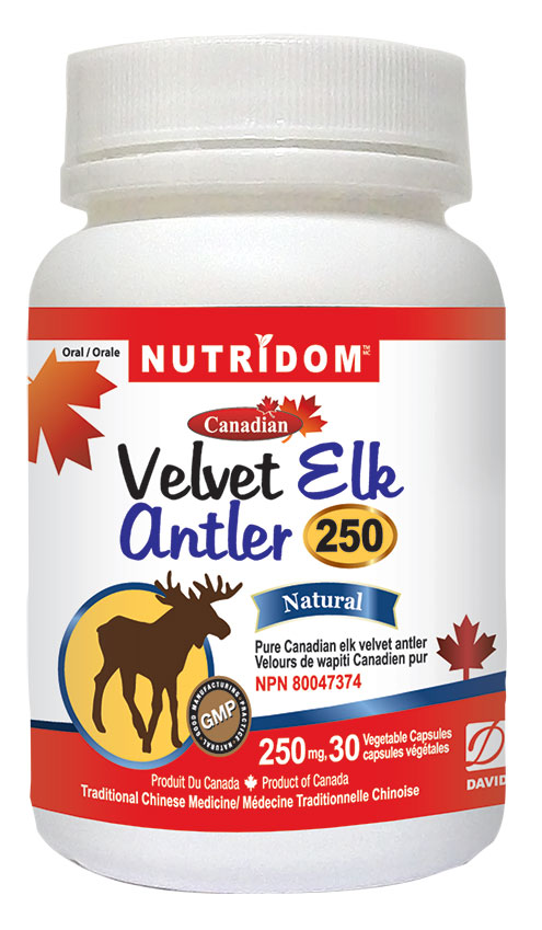 Canadian Nutridom Velvet Elk Antle 250mg